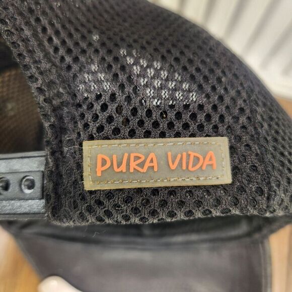 Imperial Pura Vida Hat Cap Snapback Black Colorful Mesh Check Bottle Opener Beer - Picture 10 of 10